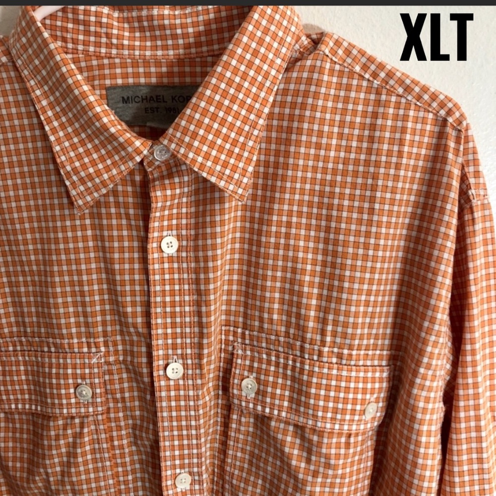 Michael Kors big and tall button up shirt XLT